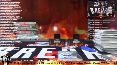 22-23 Upper Deck Black Diamond Hockey CDD Exclusive Master Case PYT Break #5 [May 1, 2025]