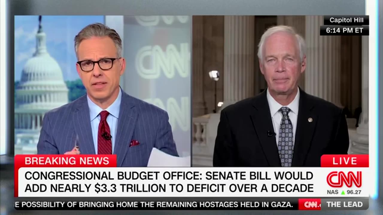 Senator Ron Johnson on The Lead with Jake Tapper 6.30.25