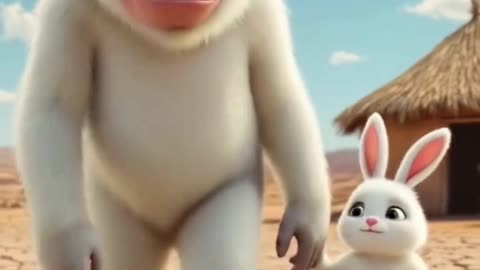 Monkeys eye got damaged 👁 || Intellitoon || Ai Video || Animation || Viral Video