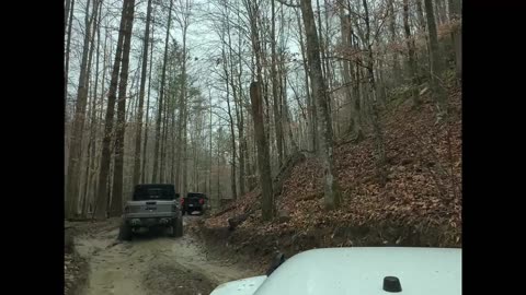 Daniel Boone National Forest Jeep Trip - Water, Mud, and Creek Crossings Part 1