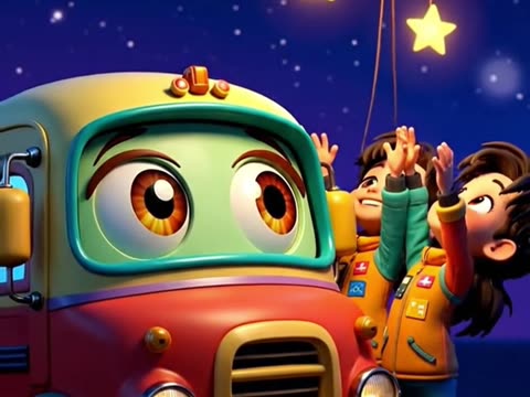 The Space Bus 🚀🪐 | Fun Space Song for Kids | Planets, Stars & Galaxy Adventure