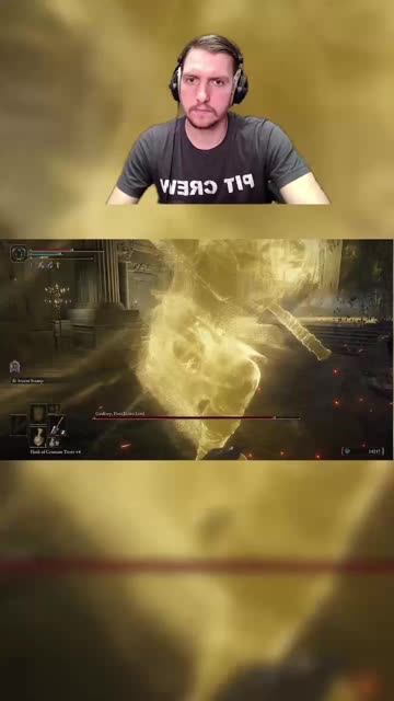 My first encounter with Geofry in my 1st ever #EldenRing playthrough!