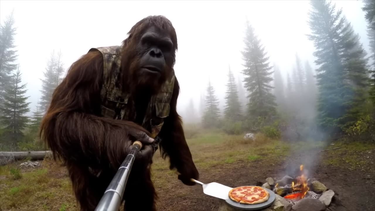 Bigfoot VLOG - Cooking Pizza
