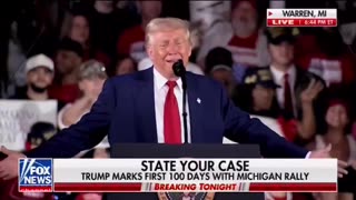 Trump mistakes a Radical Left Lunatic woman for being a man at Rally