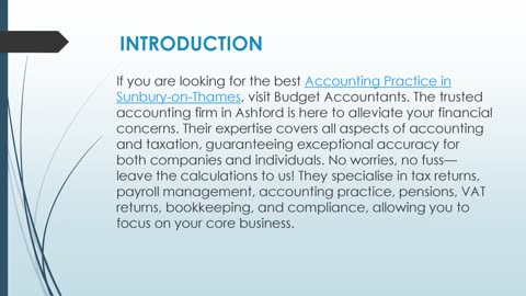Best Accounting Practice in Sunbury-on-Thames