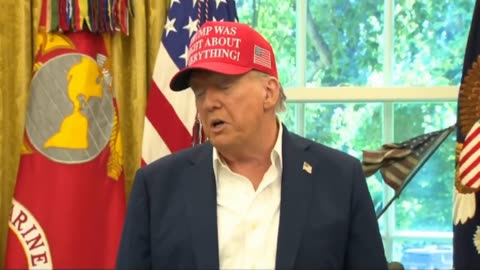 Trump deflects