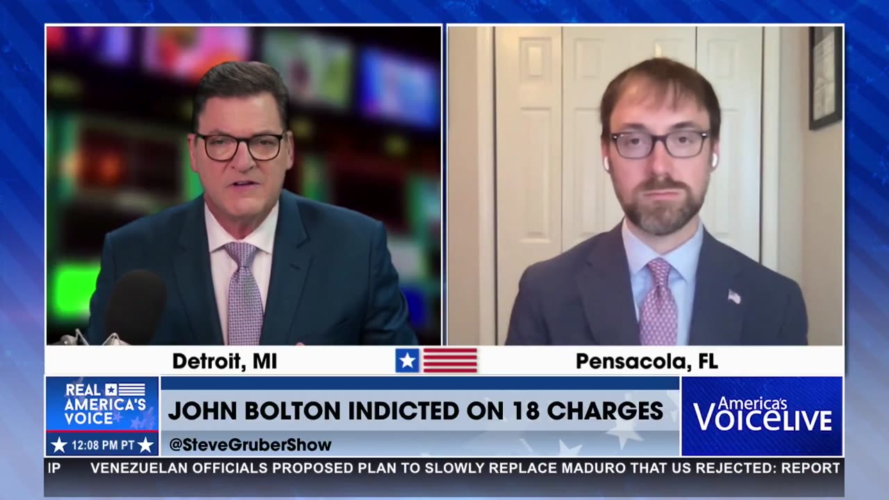 BOLTON INDICTED UNDER ESPIONAGE ACT