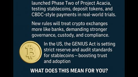 🚨 60-Second Crypto Special Report 🚨 REGULATION MEETS INNOVATION IN 2025