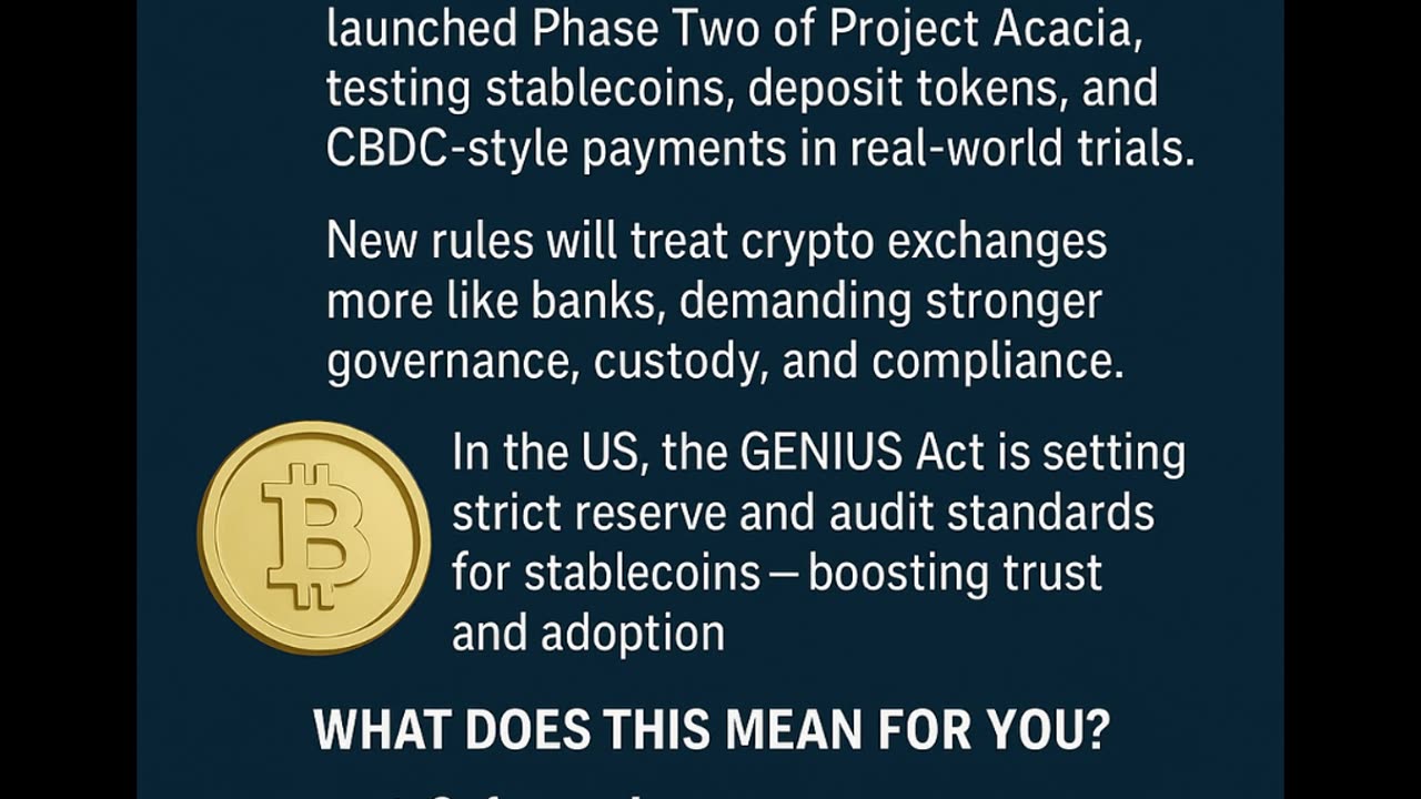 🚨 60-Second Crypto Special Report 🚨 REGULATION MEETS INNOVATION IN 2025