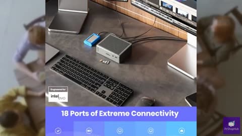 CalDigit TS4 Thunderbolt 4 Dock - 18 Ports, 98W Charging, 40Gb/s Thunderbolt 4,