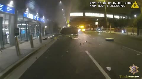 Driver fleeing at 120 mph ends in a fiery crash at Phoenix airport