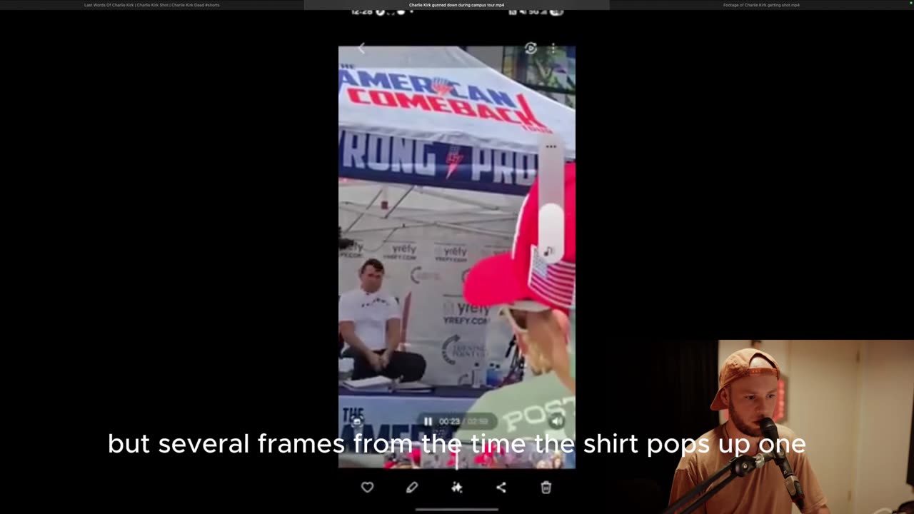 charlie Kirk murdured