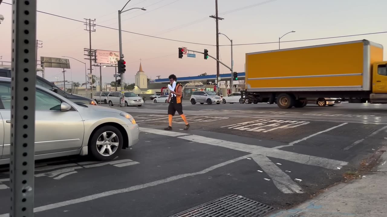 Figueroa Street at Sunset.