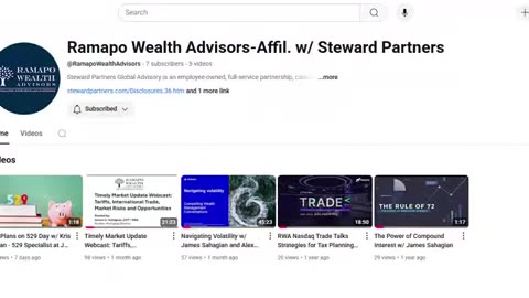 MEETING CONFIRMATION: 250527 0930 ET-Ramapo Wealth Advisors