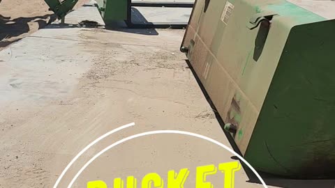 John Deere 300X Loader Bucket Fork Swap 3320 4WD Diesel #short