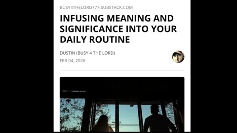 Finding Meaning in the Mundane Routine