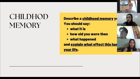 Talking about childhood memory(7)