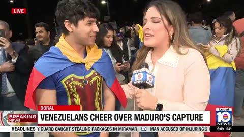 Venezuelans are celebrating the end of the socialist dictatorship.