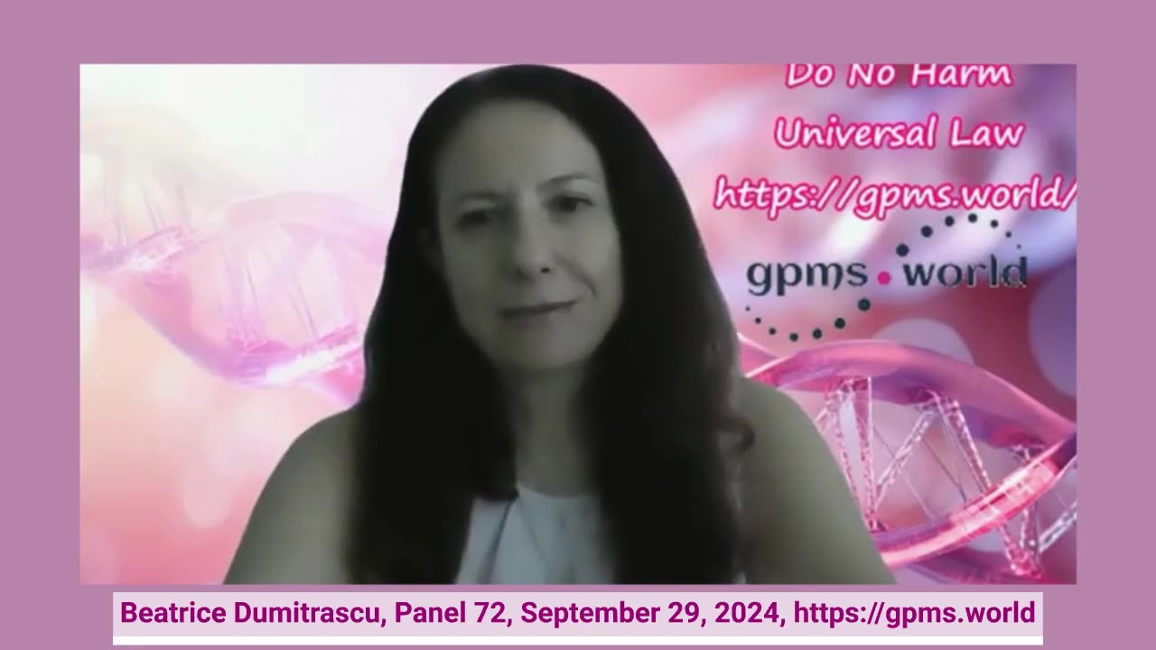 Beatrice Dumitrascu, September 29, 2024, GPMS.WORLD Panel 72