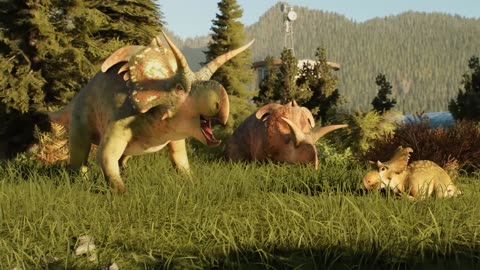 Jurassic World Evolution 3 - Official Lokiceratops Dinosaur Showcase Traile