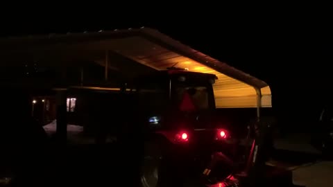 #2 TYM T474 flashing warning LED light for plowing