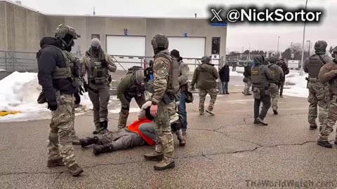 Some bozo just threw an object at ICE in Minneapolis