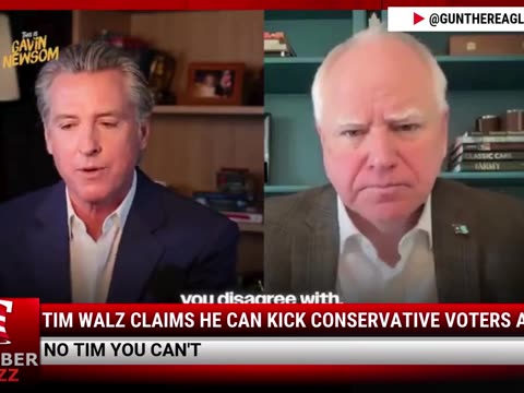Tim Walz Claims He Can Kick Conservative Voters A***S