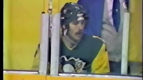 NHL 1983 PITTSBURGH PENGUINS AT WINNIPEG JETS