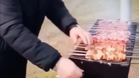 Putin the BBQ master