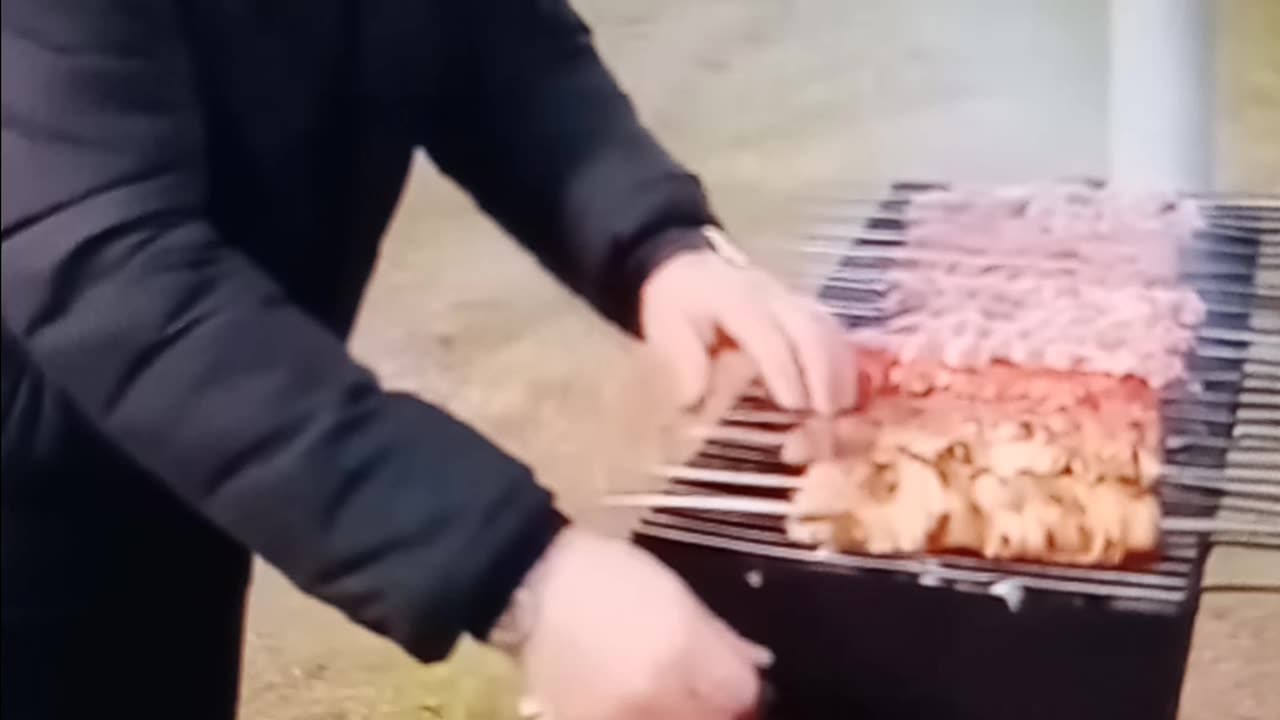 Putin the BBQ master