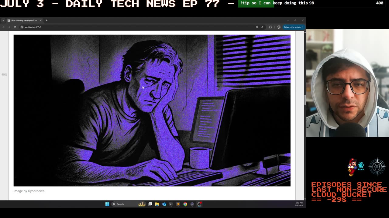 Daily Tech News EP 77 - mixed bag of topics today