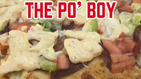 Us poor boys approve of the Po Boy Pizza of the month!