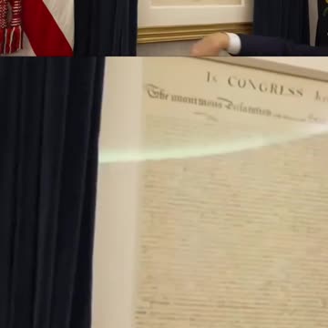 PDJT, Put Our Declaration of Independence On Display - BEAUTIFUL...