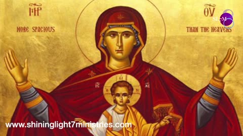 OH MOST HOLY MOTHER OF GOD WHO BIRTHED THE SAVIOR OF OUR SOULS OUR SOULS