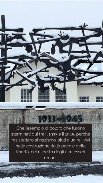 27-01 Giorno della Memoria✡️ Le memorie di Dachau