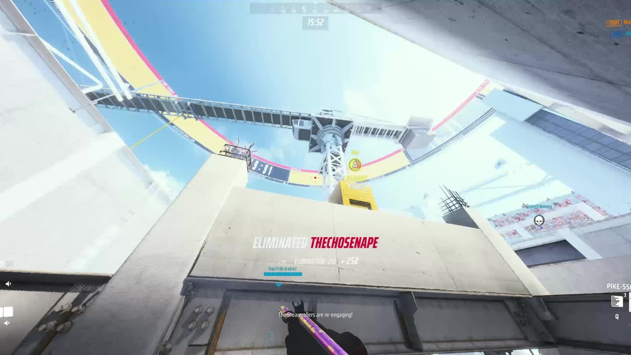 The finals Demat, and double pike kill.