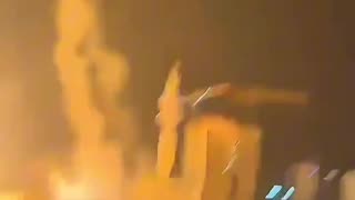 Iranian hypersonic missile hits Tel Aviv, Israel.