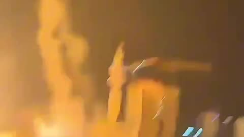 Iranian hypersonic missile hits Tel Aviv, Israel.
