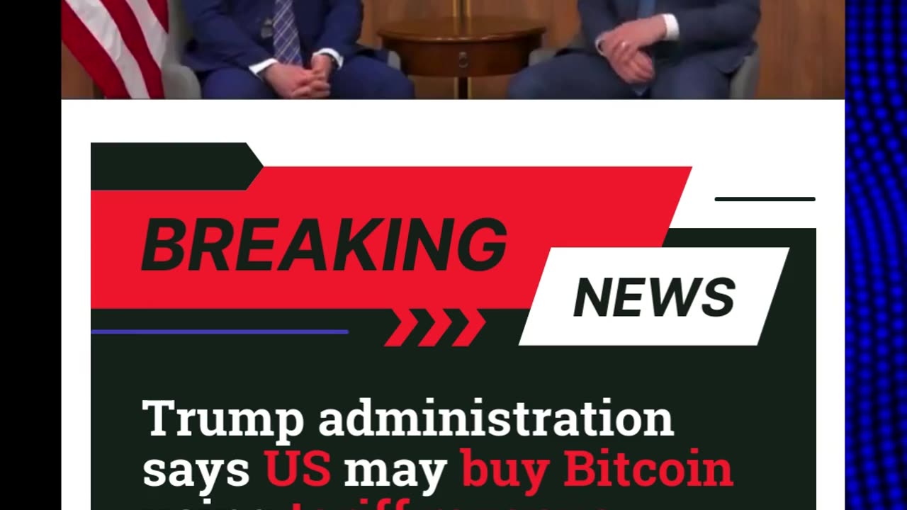 Trump administration says US may buy Bitcoin using tariff revenue. - financialinsightdaily.com