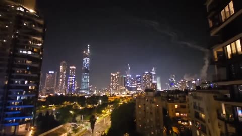 Stunning Footage Emerges As Iranian Missiles Rain Down On Tel Aviv (VIDEO)