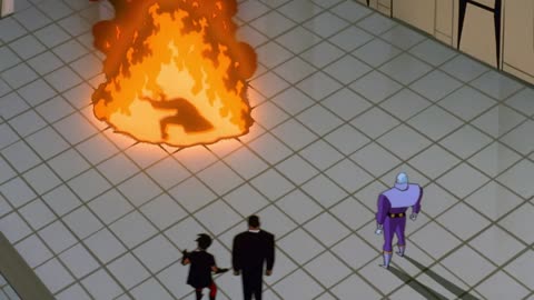 Superman: The Animated Series - Superman Tricks Brainiac as Batman Super Scenes DC