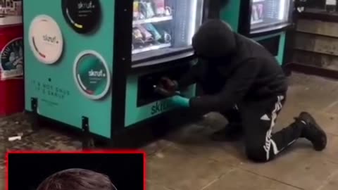 Shouting "allahu akbar" before blowing up a vending machine in a Vienna market