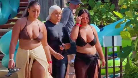 🌞Hot Day Water Park Swimming Pool And Water Slide Fun Day #waterpark #waterslide