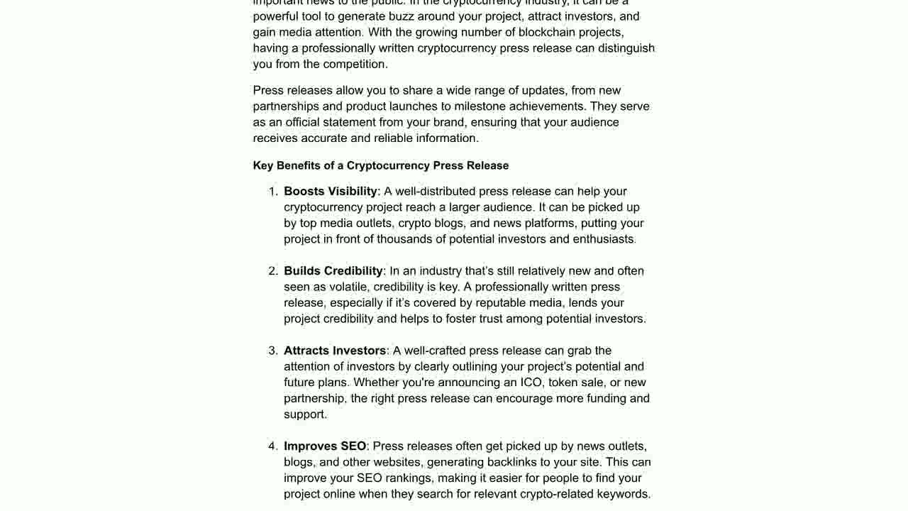 Maximize Impact with a Cryptocurrency Press Release_ The Ultimate Guide for 2025!