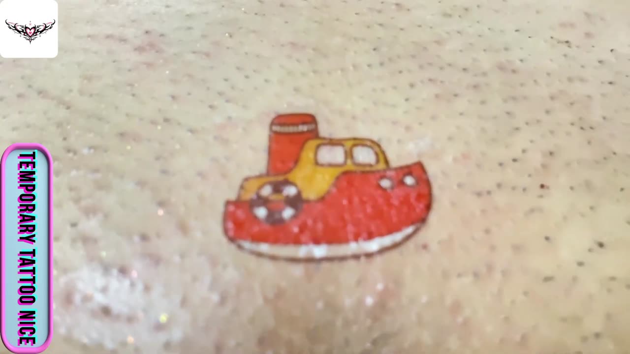 Cartoon Ship tattos#temporarytattoo #temporarytattoos #temporarytattosticker