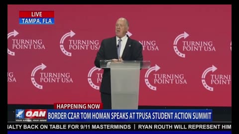 TOM HOMAN SPEAKS AT SAS
