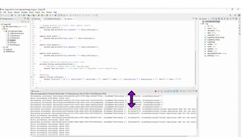 Student Work (Assignment) | CST8277 output Loggy Lab 2 | Java Logging API Simulation | Algonquin