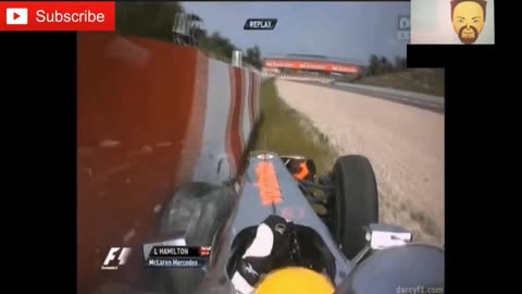 Formula1 2010 Onboard Crash Compilation *NO MUSIC* (REACTION)