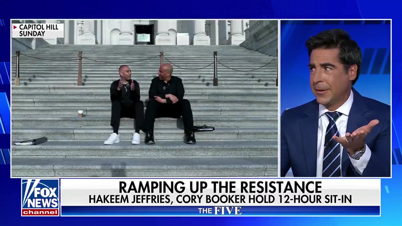 DEMS SIT ON CAPITOL STEPS FOR 12 HOURS AGAINST TRUMP