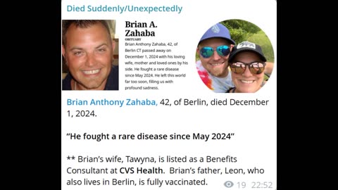 COMPILATION OF THE DEAD FROM THE DEPOPULATION COVID 19 JABS